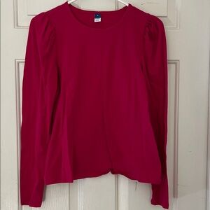Old Navy Women's Fuchsia Long Sleeve Top